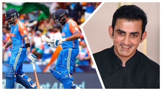 Rohit Sharma and Virat Kohli are headlining India's ODI roster for the Sri Lanka series.(AFP-ANI)