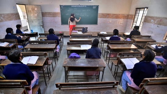 Schools in Kashmir resume classes post summer vacations. (HT File photo/ Representational image)