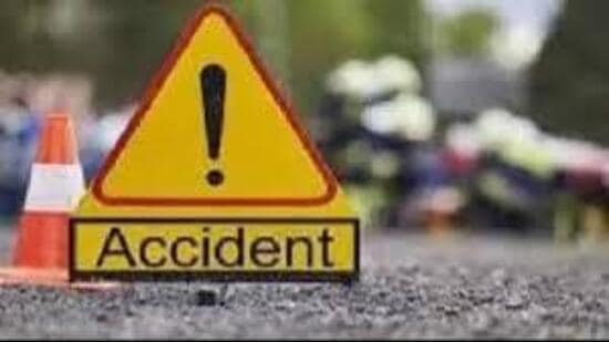 Three members of a family including two minor siblings were killed in a road accident near Kapurthala’s Uccha village late night on Wednesday. (HT File)