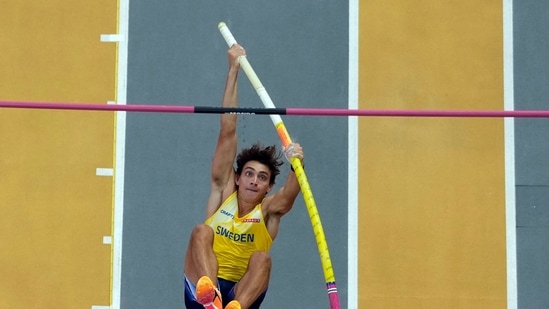 Armand Duplantis in action.(AP)