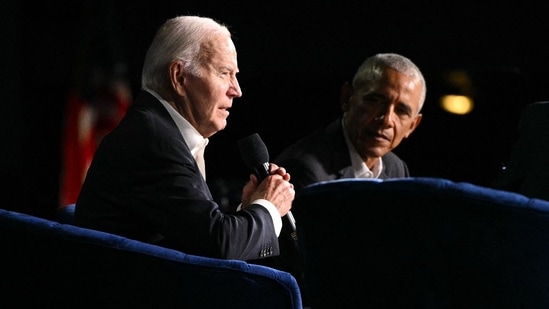 US election: Biden campaign feels Barack Obama working to force Joe Biden to step down, new claims US TV host(AFP)