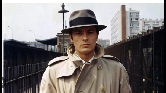 “Alain Delon is Jef Costello in Le Samouraï, the 1967 neo-noir which transformed the hitman into a mythic figure.” (Film still) “Alain Delon is Jef Costello in Le Samouraï, the 1967 neo-noir which transformed the hitman into a mythic figure.” (Film still)
