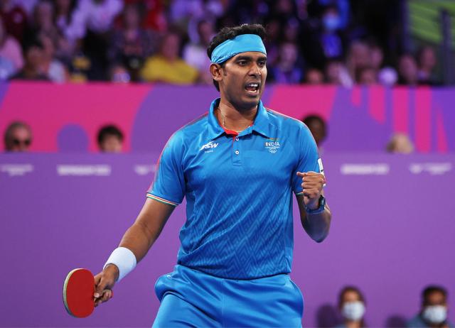 Table tennis player Sharath Kamal knows when to stop and assess his shortcomings. (GETTY IMAGES) Table tennis player Sharath Kamal knows when to stop and assess his shortcomings. (GETTY IMAGES)
