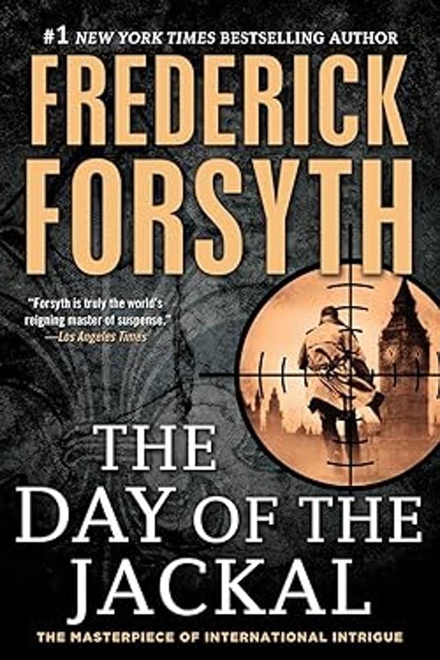 “The political thriller fictionalised the tale of a hitman (codenamed the Jackal) hired to do what Jean Bastien-Thiry failed to do in real-life: kill the French president Charles de Gaulle.” (Amazon)
