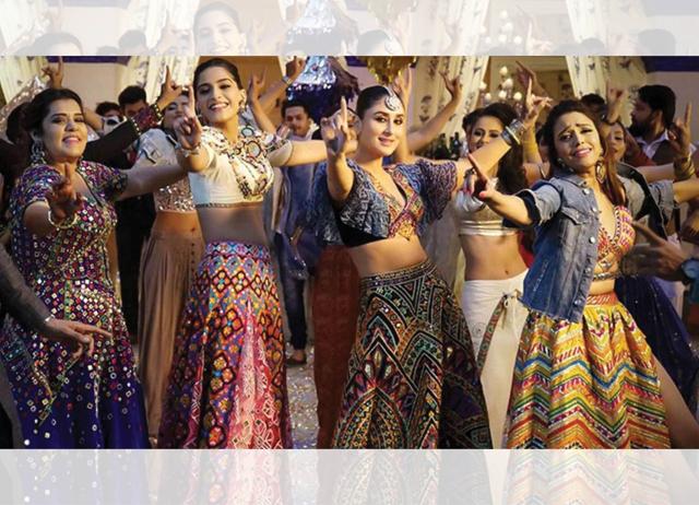 Each of the four main characters in Veere Di Wedding (2018) had beige flags. Each of the four main characters in Veere Di Wedding (2018) had beige flags.