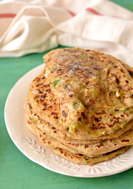 Vegetable paratha is perfect for those kids who don't like to eat veggies.