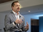 Global IT outage: Crowdstrike CEO George Kurtz is seen. Global IT outage: Crowdstrike CEO George Kurtz is seen.