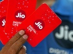 Mobile sim card packets for Jio Platforms Ltd., a unit of Reliance Industries Ltd., in Mumbai, India, on Saturday, April 20, 2024.(Bloomberg) Mobile sim card packets for Jio Platforms Ltd., a unit of Reliance Industries Ltd., in Mumbai, India, on Saturday, April 20, 2024.(Bloomberg)