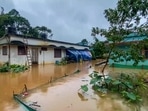 A flooded locality of Thalappuzha following a heavy downpour, in Wayanad on July 18. A flooded locality of Thalappuzha following a heavy downpour, in Wayanad on July 18.