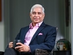 Swarup’s own confession? He’s revelling in all the free time he now has, as a retired diplomat. ‘I sometimes have to ask my wife what day it is. It’s unreal, in a good way.’ (Raj K Raj / HT Photo) Swarup’s own confession? He’s revelling in all the free time he now has, as a retired diplomat. ‘I sometimes have to ask my wife what day it is. It’s unreal, in a good way.’ (Raj K Raj / HT Photo)