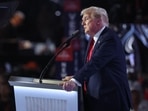 Republican presidential nominee and former U.S. President Donald Trump speaks on Day 4 of the Republican National Convention (RNC), at the Fiserv Forum in Milwaukee, Wisconsin, U.S., July 18, 2024. REUTERS/Jeenah Moon