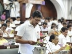 File photo of actor-politician Udhayanidhi Stalin speaking in the Legislative Assembly.(PTI) File photo of actor-politician Udhayanidhi Stalin speaking in the Legislative Assembly.(PTI)