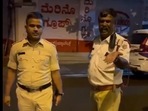 One official is from the Bengaluru Traffic Police, while the other is from the Law and Order Department, a report said.