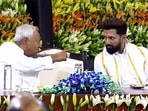 Bihar chief minister and JD(U) president Nitish Kumar in conversation with Lok Janshakti Party (Ram Vilas) chief Chirag Paswan during the National Democratic Alliance (NDA) Parliamentary Party meeting, at the Samvidhan Sadan.(ANI / File) Bihar chief minister and JD(U) president Nitish Kumar in conversation with Lok Janshakti Party (Ram Vilas) chief Chirag Paswan during the National Democratic Alliance (NDA) Parliamentary Party meeting, at the Samvidhan Sadan.(ANI / File)