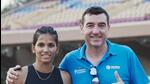 Coach James Hillier has helped evolve Jyothi’s personality besides her track timings. (HT) Coach James Hillier has helped evolve Jyothi’s personality besides her track timings. (HT)