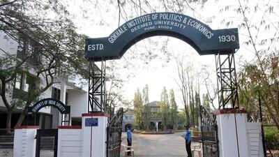 All classrooms have been upgraded and are 100% information and communication technology-enabled at Gokhale Institute of Politics and Economics . (HT FILE) All classrooms have been upgraded and are 100% information and communication technology-enabled at Gokhale Institute of Politics and Economics . (HT FILE)