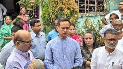 Congress leader Gaurav Gogoi said there was an urgent need for intervention and action in Tripura. (X/GauravGogoiAsm) Congress leader Gaurav Gogoi said there was an urgent need for intervention and action in Tripura. (X/GauravGogoiAsm)