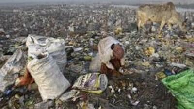 Delhi produces over 11,000 tonnes of waste every day. (HT Archive) Delhi produces over 11,000 tonnes of waste every day. (HT Archive)