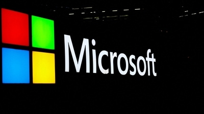 A view shows a Microsoft logo at Microsoft offices in Issy-les-Moulineaux near Paris, France in this file photo (Reuters)