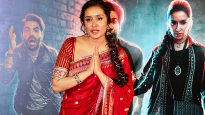Shraddha Kapoor during the trailer launch of her upcoming film Stree 2. (PTI) Shraddha Kapoor during the trailer launch of her upcoming film Stree 2. (PTI)