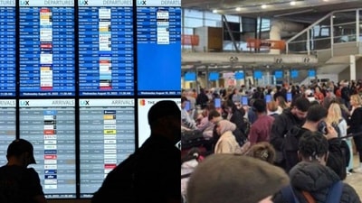 Video captures chaos of global IT outage affecting major airlines, healthcare sectors. CrowdStrike's tech update failure leads to complete air traffic shutdown. Video captures chaos of global IT outage affecting major airlines, healthcare sectors. CrowdStrike's tech update failure leads to complete air traffic shutdown.