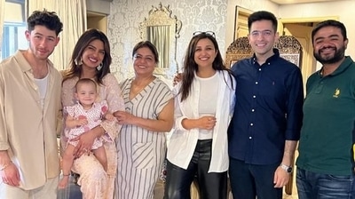 Raghav Chadha wishes Priyanka Chopra on birthday with this unseen family portrait Raghav Chadha wishes Priyanka Chopra on birthday with this unseen family portrait