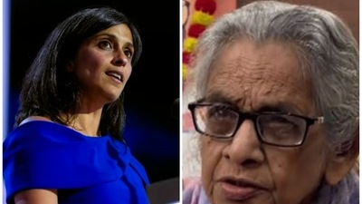 S Chilukuri said that she has no contact with Usha Vance and she has not seen or “heard about her”. (AP/ANI) S Chilukuri said that she has no contact with Usha Vance and she has not seen or “heard about her”. (AP/ANI)