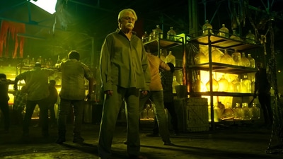 Indian 2 box office collection day 7: Kamal Haasan in a still from the film. Indian 2 box office collection day 7: Kamal Haasan in a still from the film.
