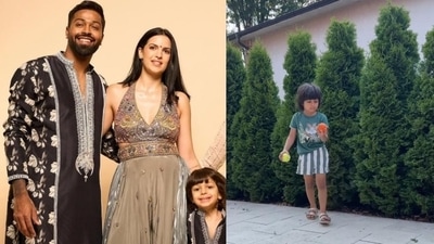 Natasa Stankovic posted cute pictures with son Agastya from her home in Siberia. Natasa Stankovic posted cute pictures with son Agastya from her home in Siberia.