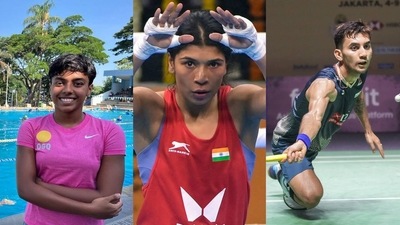 Two-time boxing world champion Nikhat Zareen is among those who will be making their Olympic debut in Paris. Two-time boxing world champion Nikhat Zareen is among those who will be making their Olympic debut in Paris.