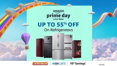Enjoy Up to 55% off on top-rated refrigerators. Get up to INR 17,000 off on exchange offers. Enjoy Up to 55% off on top-rated refrigerators. Get up to INR 17,000 off on exchange offers.