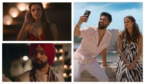 Vicky, Ammy and Triptii in the song Mere Mehboob Mere Sanam. Vicky, Ammy and Triptii in the song Mere Mehboob Mere Sanam.