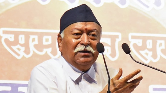 Rashtriya Swayamsevak Sangh (RSS) chief Mohan Bhagwat (ANI)