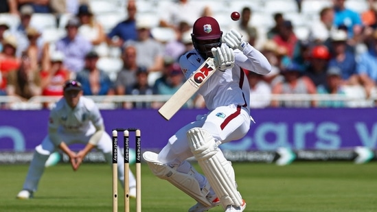 England vs West Indies Live Score: West Indies score after  21 overs is 77/1