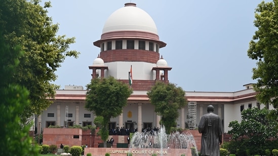 A view of the Supreme Court building in New Delhi. (HT photo)