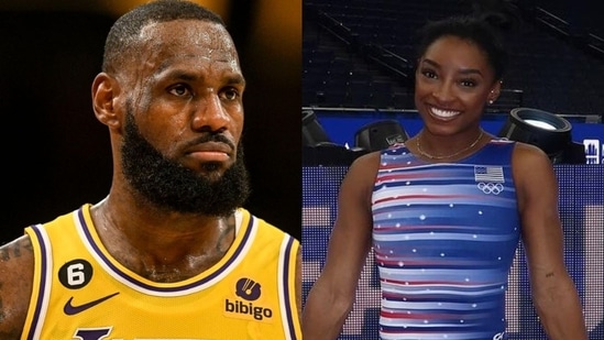 LeBron James was in at #4 and Simone Biles at #7 on ESPN's top 100 pro athletes since 2000 ranking.