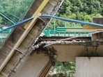 Eleven people were killed when a bridge in northern China collapsed amid torrential rains, state news agency Xinhua reported Saturday.(X(formerly Twitter)) Eleven people were killed when a bridge in northern China collapsed amid torrential rains, state news agency Xinhua reported Saturday.(X(formerly Twitter))