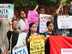 Activists protest against the National Testing Agency over the alleged irregularities in NEET-UG exams 2024, at Jantar Mantar, in New Delhi. Activists protest against the National Testing Agency over the alleged irregularities in NEET-UG exams 2024, at Jantar Mantar, in New Delhi.