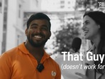 Shiva, who works as a delivery rider for Swiggy, earns between <span class='webrupee'>₹</span>40,000 to <span class='webrupee'>₹</span>50,000 a month.(YouTube/Full Disclosure) Shiva, who works as a delivery rider for Swiggy, earns between <span class='webrupee'>₹</span>40,000 to <span class='webrupee'>₹</span>50,000 a month.(YouTube/Full Disclosure)