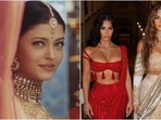 Aishwarya Rai inspired Kim Kardashian and Khloe Kardashian’s Ambani wedding looks. Aishwarya Rai inspired Kim Kardashian and Khloe Kardashian’s Ambani wedding looks.