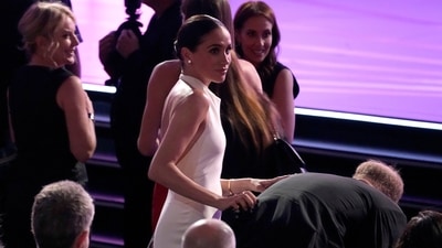 Meghan Markle attends the ESPY awards on Thursday, July 11, 2024, at the Dolby Theatre in Los Angeles. (AP Photo/Mark J. Terrill) (AP) Meghan Markle attends the ESPY awards on Thursday, July 11, 2024, at the Dolby Theatre in Los Angeles. (AP Photo/Mark J. Terrill) (AP)