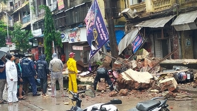 The fire brigade initiated rescue operations, faced with the challenging task of freeing those trapped beneath the rubble. HT Photo The fire brigade initiated rescue operations, faced with the challenging task of freeing those trapped beneath the rubble. HT Photo