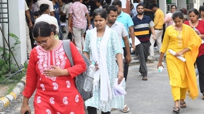 On July 20, the Bihar TRE 3.0 exam was conducted for two hours, till 2:30 PM. (Santosh Kumar) On July 20, the Bihar TRE 3.0 exam was conducted for two hours, till 2:30 PM. (Santosh Kumar)