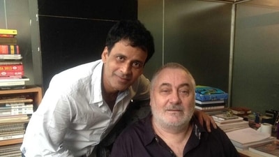 Manoj Bajpayee with Barry John Manoj Bajpayee with Barry John