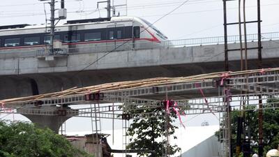 NCRTC is developing the 82km RRTS project, at a cost of ₹30,274 crore, to connect Delhi, Ghaziabad and Meerut. (Sakib Ali/HT Photo) NCRTC is developing the 82km RRTS project, at a cost of ₹30,274 crore, to connect Delhi, Ghaziabad and Meerut. (Sakib Ali/HT Photo)