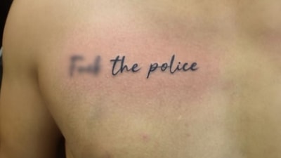 The Bengaluru-based tattoo artist confessed to posting the photo and clarified that the tattoo was requested by a foreign client. (X) The Bengaluru-based tattoo artist confessed to posting the photo and clarified that the tattoo was requested by a foreign client. (X)