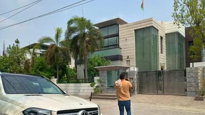The Enforcement Directorate (ED) raided the residence of Congress MLA Surender Panwar in Sector 15, Sonepat, in connection with an illegal mining case on Friday night before he was arrested. (Manoj Dhaka/HT) The Enforcement Directorate (ED) raided the residence of Congress MLA Surender Panwar in Sector 15, Sonepat, in connection with an illegal mining case on Friday night before he was arrested. (Manoj Dhaka/HT)