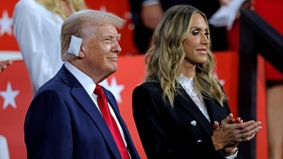 Lara Trump agreed with the head of the Secret Service's opinion that she was the one who had the ultimate responsibility. (AFP)
