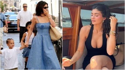 Kylie Jenner holidays in Rome with kids in backless minis, midi dresses and  thong sandals. Pics | Fashion Trends