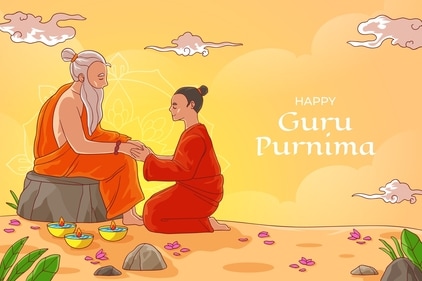 Happy Guru Purnima 2025. (Freepik) Happy Guru Purnima 2025. (Freepik)